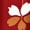 Red, variant on Lush Decor Weeping Flower Room Darkening 18" x 52" + 2" Header Floral Navy 100% Polyester 3" Rod Pocket Single Valance