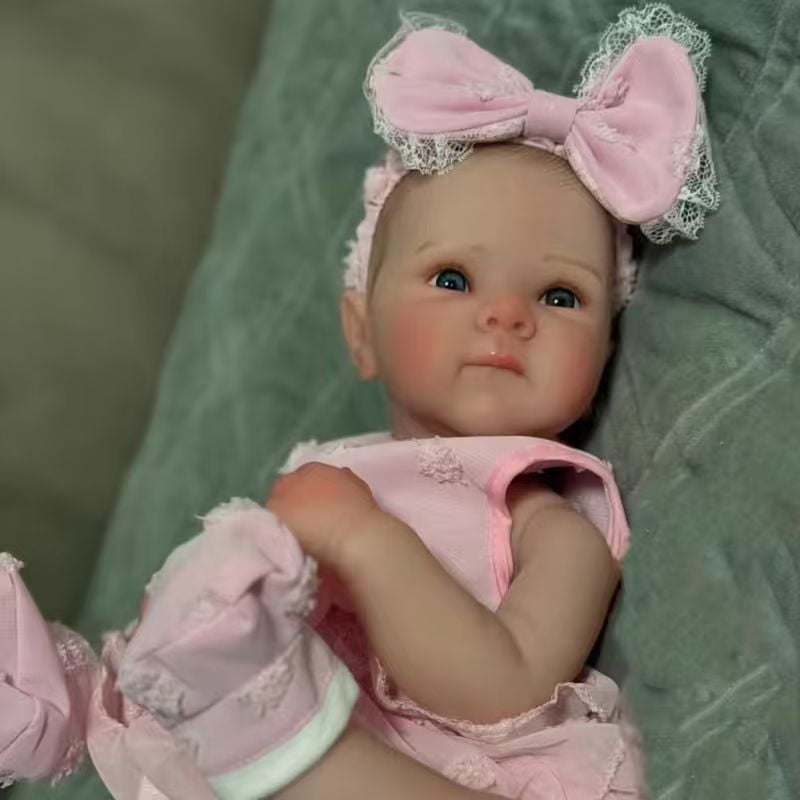 Dayoff kids 18 Inch Reborn Baby Doll,Realistic Newborn Baby Dolls with Clothes(No Accessories)