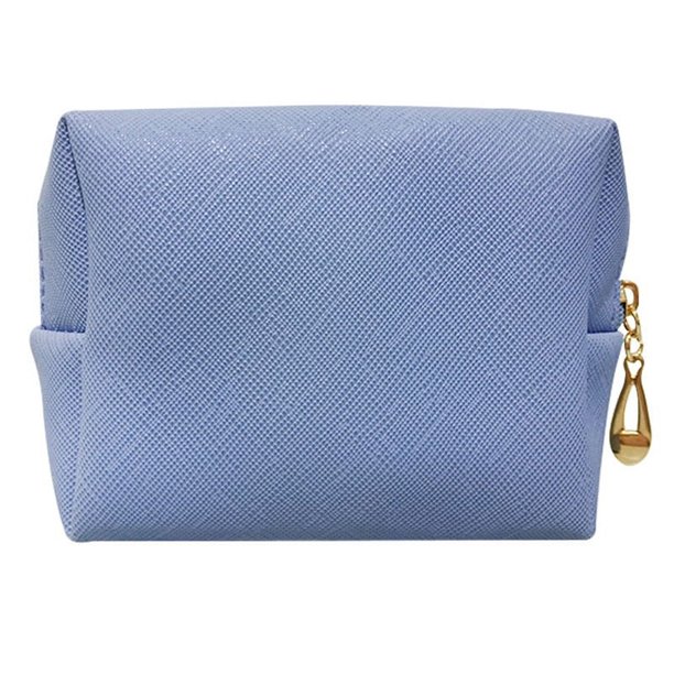 Bolsa de cosméticos para mujer, de poliuretano, portátil, cuadrada, impermeable, bonita bolsa de viaje para guardar artículos de aseo