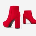 thumbnail image 3 of Dream Pairs Stomp Women's High Heel Ankle Boots, 3 of 6