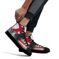 thumbnail image 4 of Alabama State American High Top Canvas Shoes Sneakers Black Size 4.5, 4 of 7