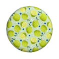 thumbnail image 4 of Spare Tire Cover, Cute Limes Blueberry Flowers Wheel Cover Tire Covers For Trailers Car Truck Camper Universal Tire Covering Fits Diameter14"-17", 4 of 4