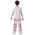 thumbnail image 4 of FORMRS Boys Pajama Pants with Pockets Size 6-8Y Kids Lounge Sleep Bottoms, Pink Halloween Ghosts, 4 of 8
