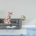 thumbnail image 2 of Estatua de gato, figura de escritorio, escultura china, miniatura de latón y cerámica, pieza ornamental, acabado artístico suave, ideal para la oficin, 2 of 8