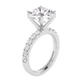 thumbnail image 3 of V3 Jewelry® 925 Sterling Silver with Moissanite Solitaire Ring, 3 of 3