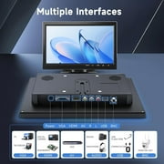 Podofo 10.1” HD Monitor for Mini TV & Car Video Player & Computer Display TFT LCD Color Screen Built in Speaker