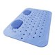 thumbnail image 5 of Alfombra de baño sin deslizamiento con taza de succión, alfombra de depuración de pie confortada alfombra de baño para el piso de baño para el hotel azul, 5 of 8