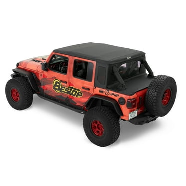Bestop - 53902-35 - Trektop Halftop Fits select: 2018-2019,2021 JEEP WRANGLER UNLIMITED