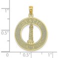 thumbnail image 4 of 14K Yellow Gold MYSTIC CT Lighthouse Charm - 24.15mm, 4 of 6