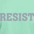 thumbnail image 3 of CafePress - Resist Typography In Grey T Shirt - Men's Classic Graphic Cotton T-Shirt, 3 of 4