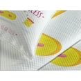 thumbnail image 4 of Ambesonne Birthday Quilted Bedspread Set 3 Pcs, Cartoon Theme Party, King Size, Yellow and Hot Pink, 4 of 5