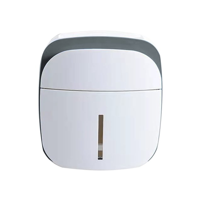 Double-Drawer Wall-Mounted Tissue Dispenser – Bathroom Paper Towel Rack with Hidden Storage for Small Essentials