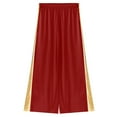 thumbnail image 5 of Kaerm Girls Palazzo Pants Kids Celebration of Spirit Wide-Leg Pants Yoga Praise Dance Trousers Praisewear Burgundy 16, 5 of 6