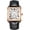 Rose Gold White, variant on Men's Watches Casual Retro Rectangular Waterproof Dress Analog Quartz Wrist Watch for Men Business Sports Gift Wristwatch Roman Numeral Leather Strap Watch with Auto Calendar Window