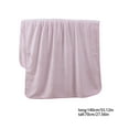 thumbnail image 3 of Oggfader Bath Towels on clearance Velvet Bath Towel For Adult Daily Use At Home Absorbent Dry Hair Towel That Does Not Hair Beach Towel Strip Patterned Bath Towel Purple, 3 of 5