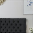 thumbnail image 3 of JERFIT Tufted Upholstered Queen Headboard, Minimalist Design, Adjustable Height, 3 of 9
