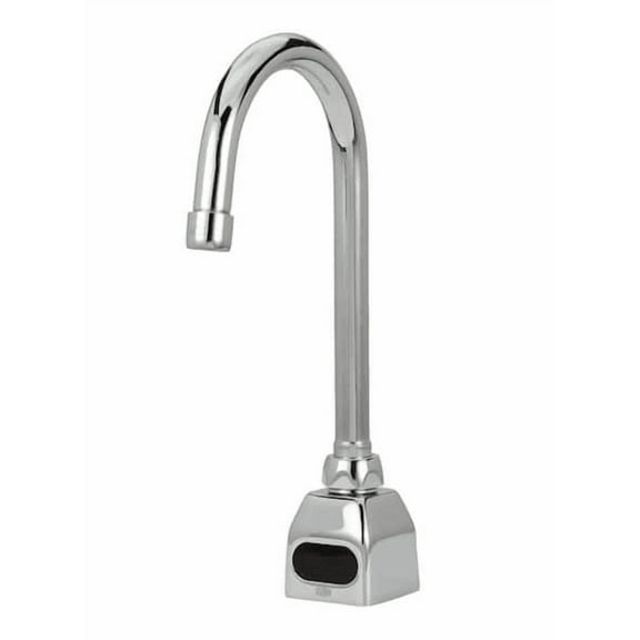 Zurn Z6920-XL-CP4 AquaSense Gooseneck Sensor Faucet with 0.5 GPM Aerator and 4" Cover Plate in Chrome