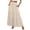 Khaki #16, variant on Womens Elastic High Waist Maxi Skirt Summer Flowy Long Skirts XL