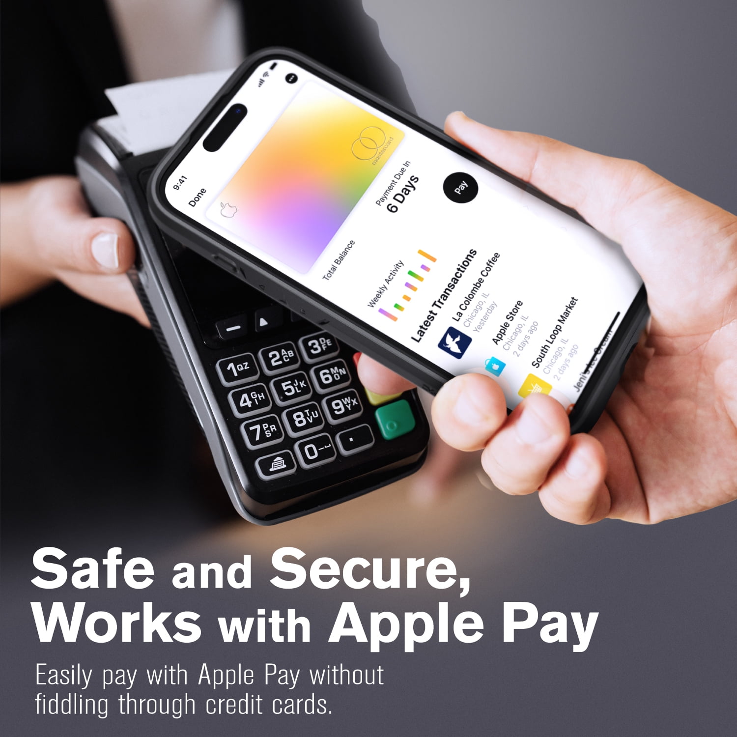 Vena vCommute Wallet Case Compatible with Apple iPhone 16 Pro (6.3"), (Military Grade Drop Protection) Flip Leather Cover Card Slot Holder with Kickstand - Deep Purple/ Black
