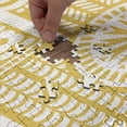 thumbnail image 4 of Ambesonne Yellow and White Jigsaw Puzzle Durable Cardboard, Scandinavian Bird, 1000 pcs, Mustard White, 4 of 5
