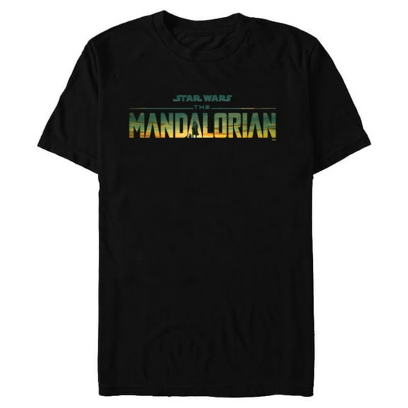 Star Wars The Mandalorian Season 3 Logo Grogu Disney - Short Sleeve Blended T-Shirt for Adults - Customized-Black