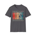 thumbnail image 2 of Retro Nurse, Gildan Unisex Softstyle T-Shirt, Nursing Graphic Tee, S-3XL, 2 of 5