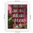 thumbnail image 2 of Paint By Numbers Kit for Adults Beginner - Bookshelf Pink Room Vintage Decor DIY Canvas Painting Kits for Adults, Frameless Paint By Number for Adults for Home Wall Decor 16x20 Inch, 2 of 7