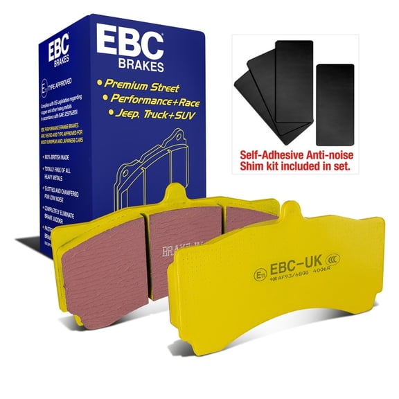 EBC Brakes Yellowstuff 4000 Series Street and Track Brake Pad Set