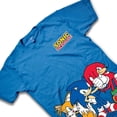 thumbnail image 3 of SEGA Boys Sonic The Hedgehog Shirt - Featuring Sonic, Tails, and Knuckles - The Hedgehog Trio - Official T-Shirt, 3 of 7