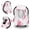 Pink Flowers, variant on Beavtaens 3-in-1 Baby Car Seat Cover, Winter Infant Carseat Canopy, Soft & Breathable, White
