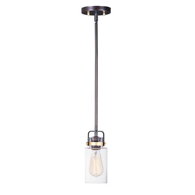 5 Po. Magnolia Suspension Mini Lumière de Plafond, Bronze & Or