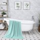 thumbnail image 3 of Toalla de baño de algodón | Grande 28 x 55 pulgadas | Suave y absorbente | Ligero y de secado rápido | Ideal para gimnasio, viajes, hotel, spa | 100% natural libre de químicos | Paquete individual, 3 of 5