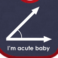 thumbnail image 4 of Inktastic I'm Acute Baby Boys or Girls Baby Bib, 4 of 4