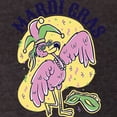 thumbnail image 3 of CafePress - Mardi Gras Flamingo T Shirt - Mens Football Shirt, 3 of 4