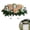 Champagne, variant on Cemetery Flowers Saddle Arrangement, Headstone Flower Saddle, Large Artificial Cemetery Flowers for Grave, Artificial Roses Saddles for Grave Headstone Decoration Sympathic