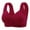 Wine, variant on Wancir Elderly Women's Cami Bra - Plus Size Thin & Breathable