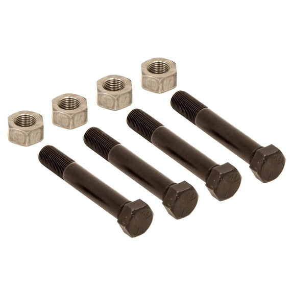 Trailer Leaf Spring Shackle Bolts 9/16" -18 X 3" long with Lock Nuts, Set of 4 -23030/23012
