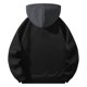 thumbnail image 4 of pstuiky camisetas de manga larga para hombre, Sudadera con capucha y gorro de color liso de manga larga para hombre camisetas de hombre s, 4 of 5