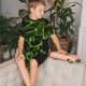 thumbnail image 4 of Fotbe DINOSAUR IN SPACE Pijama Estampada de 2 Piezas para Niños – Ropa de Dormir de Manga Corta Cómoda para Niños y Niñas, Camiseta y Shorts de Algodón-XX-Large, 4 of 6