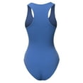 thumbnail image 3 of A2Y Women's Fashion Basic Premium Cotton Racerback Tank Body Suit Sapphire XL, 3 of 5