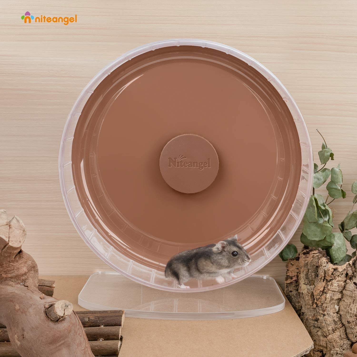 Super-Silent Hamster Exercise Wheels: - Quiet Spinner Hamster Running Wheels with Adjustable Stand for Hamsters Gerbils Mice Or Other Small Animals