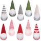 thumbnail image 4 of 10pcs de muñeca de Navidad adornos colgantes de navidad dibujos animados de dibujos artesanales para colaboración colgantes de navidad favores de fiesta de Navidad, 4 of 5