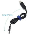 thumbnail image 5 of USB to DC Convert Cable 5V to 9V Voltage Step-Up Cable 5.5x2.1mm DC Male 1M New, 5 of 6