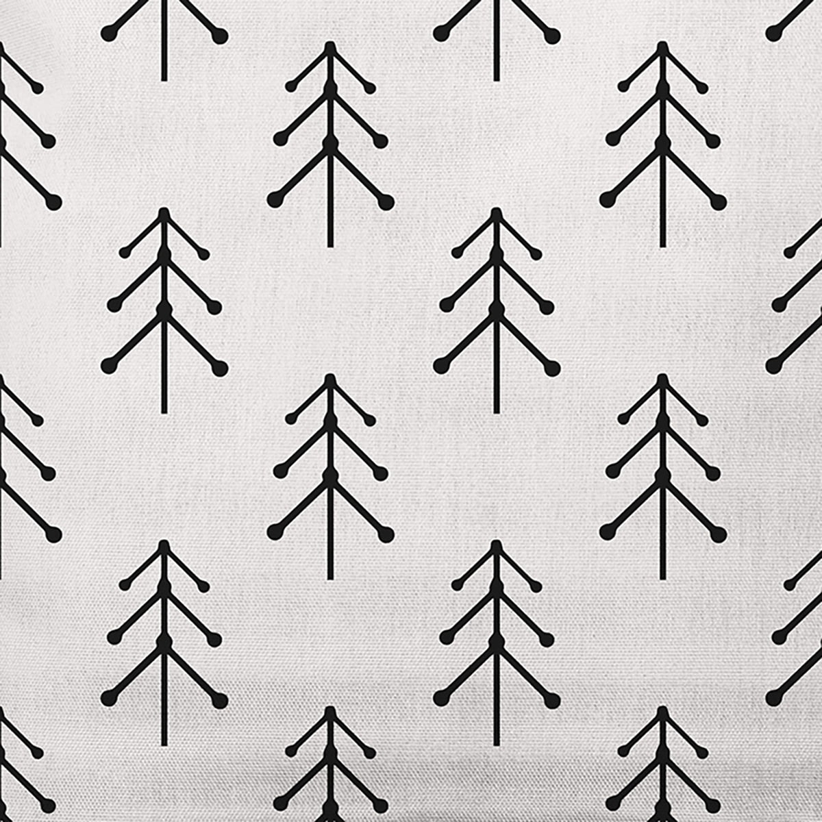16" x 16" Simply Daisy Patterned Trees Winter Polyester Accent Pillow, Snow Qty 1