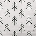 thumbnail image 2 of 18" x 18" Simply Daisy Patterned Trees Winter Polyester Indoor/Outdoor Pillow, Snow Qty 1, 2 of 3