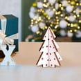 thumbnail image 5 of Fwttom Mini Christmas Tree, 3 Pcs Artificial Small Christmas Tree Decoration Set, Table Top Christmas Tree for Holiday Party Decor & Gifts for Kids, 3 x 4 Inches, 5 of 9