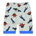 thumbnail image 4 of WIBACKER 3-12Y Toddler Boys Gray 2-Piece Dinosaur Pajamas 100% Cotton Sleepwear Sets, 4 of 7