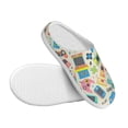 thumbnail image 3 of Picia Playing Video Games for Women's Lamb-hug Comfy Fleece House Slippers Memory Foam, Slip-on House Shoes Indoor Outdoor-37/38, 3 of 7