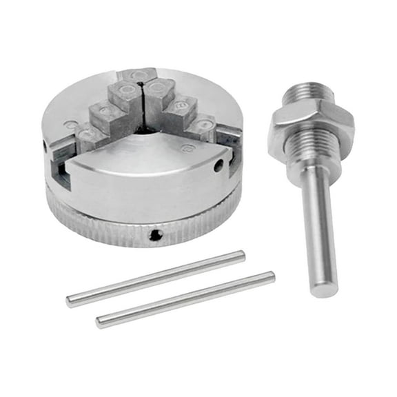 3 Jaws Chuck with Connecting Rod Electric Drill Chuck for Mini Lathe Parts