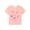 Lotus Pink & Bow, variant on Serdomi Girls Short Sleeve T-shirt Summer Tops for Kids Lovely Smiling Face Crewneck Graphic Tees Size 10